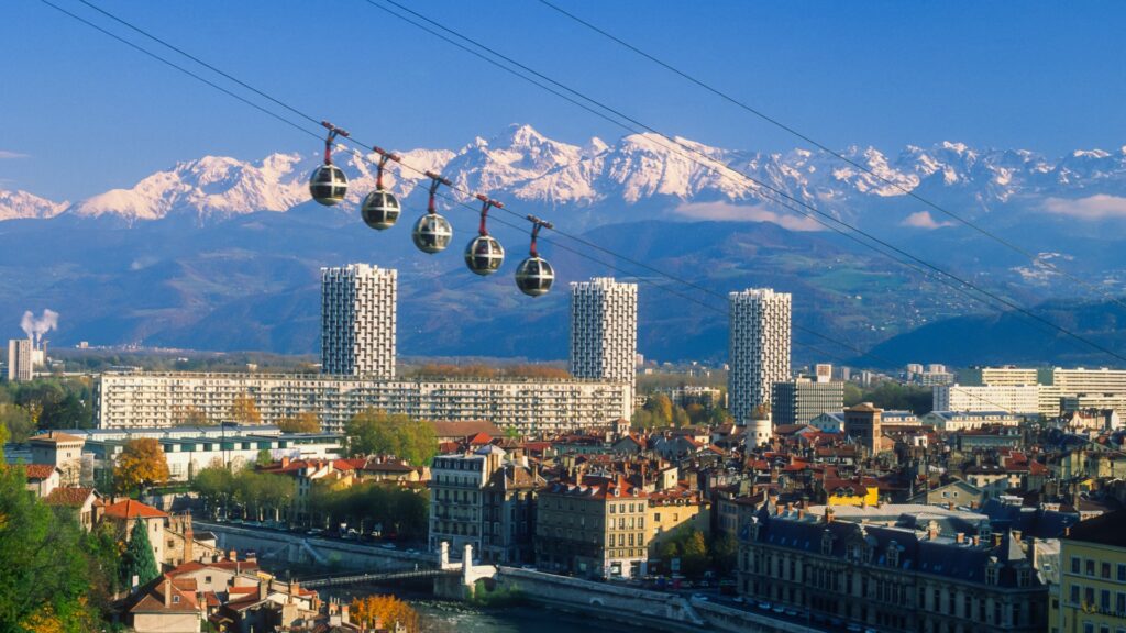 grenoble cable car picture id168616854